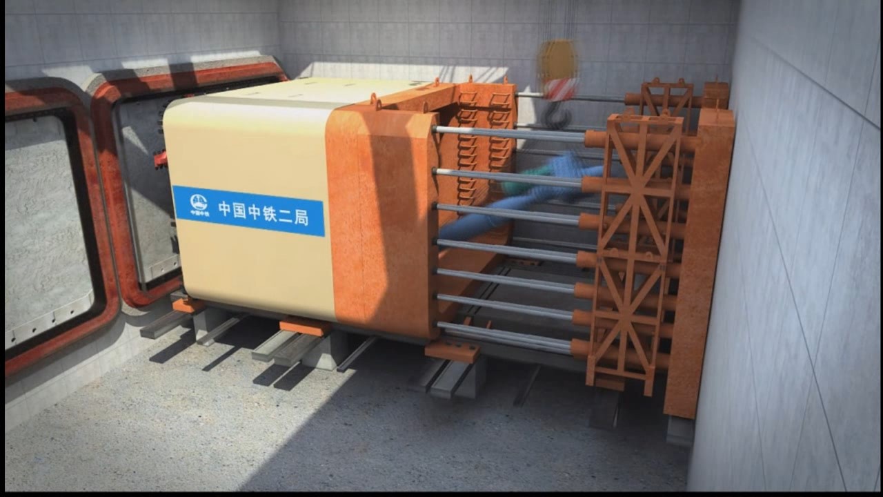 矩形盾構施工動(dòng)畫(huà)